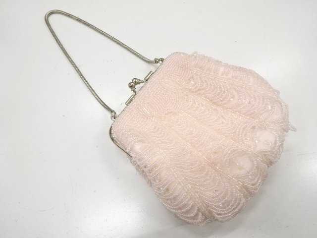 ビーズ　ハンドバッグ